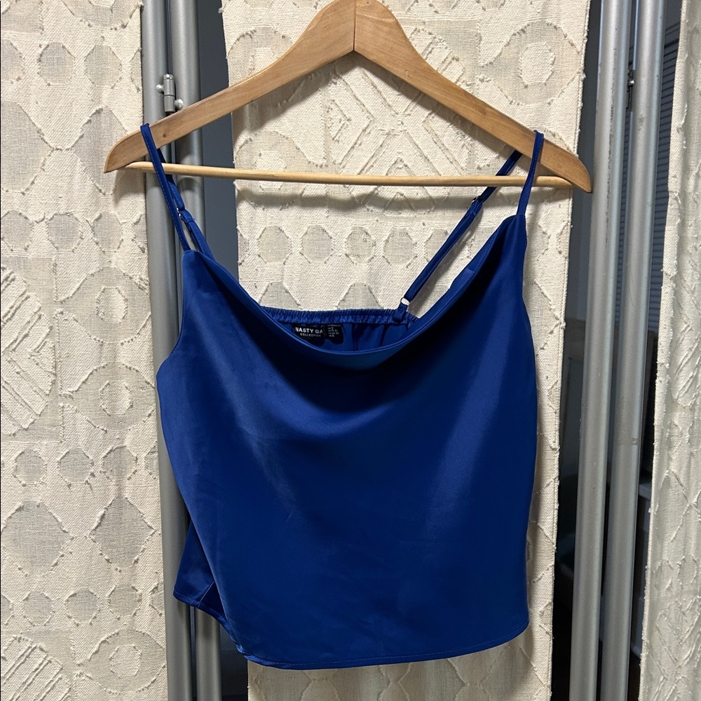 Nasty Gal Royal Blue Camisole Top size 2/XS